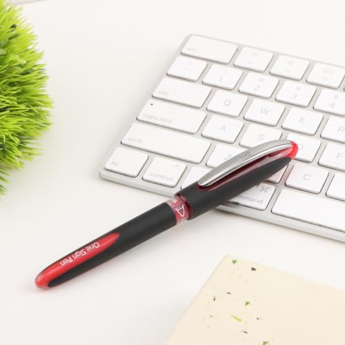 Image of Luxor Schneider, One Sign Roller Ball Pen - Red | 1.0 mm | 2000 mtrs writing length | Waterproof Ink | Consistent ink flow | Ideal for Professionals-Office essential