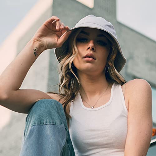 Image of Rosoz 1 & 2 Pack Bucket Hat for Women Men Summer Travel Beach Sun Hat Outdoor Cap Unisex Bucket Hats