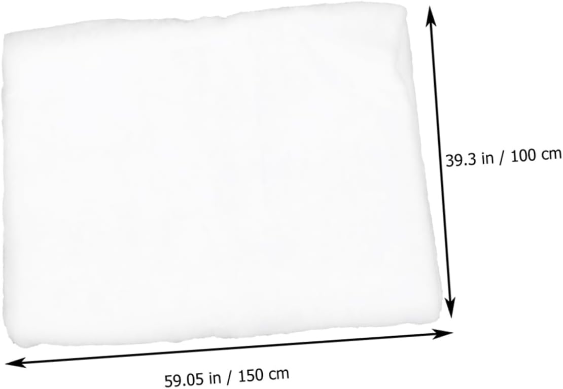 STOBAZA 2pcs Artificial Snow Blanket for Village Decor Friendly for Christmas Indoor Holiday Decoration