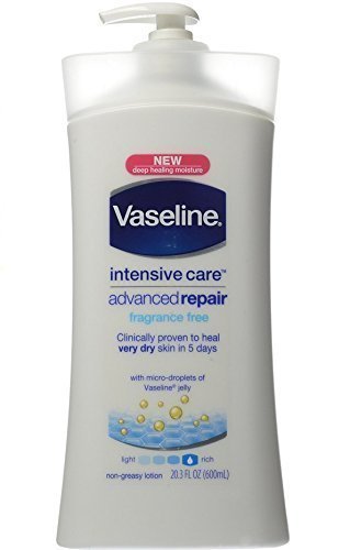Vaseline Repairing Moisture Lotion 24.5 oz.(Frag-Free) Bonus