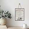 Bolisom In My Sewing Room Rules Front Door Sign, Vintage Quilting Machine Wood Hanger Craft Room Home Decor Sewing Lovers Quilters Gift, Funny Wooden Wreath Indoor Wall Hanging Decoration #5