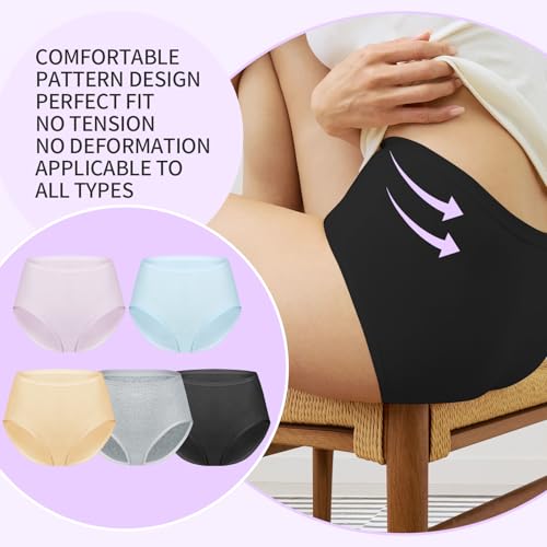 Women's Cotton Underwear 100 count (20 x 5 pack) Assorted Colors and Sizes S-XXL Soft Breathable Ladies Panties Multipack for Wholesale Homeless Donations3