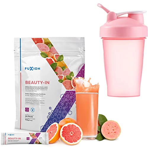 FuXion Beauty-in,Improve The Dermis Structure w. More Collagen and Elastin Fibers,BioActive,CoQ10,Antioxidant Combination for Anti-Aging(Beauty-in, 28 Sticks)
