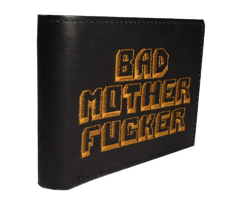 Wallet Black Embroidery Black Leather3