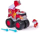 Paw Patrol: Rescue Wheels Marshall’s Fire Engine, Toy Fire Engine with Projectile Launcher and Collectible Action Figure, Kids’ Toys for Boys & Girls Ages 3+