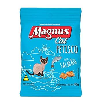 Petisco Para Gatos Magnus Cat Sabor Salmão 40g