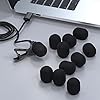 Cubilux Foam Cover Compatible with Lavalier Lapel Microphone, Windscreen for Mini Clip-On Lav MIC, 10-Pack 10mm #3