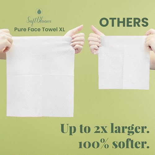 Serviettes ultra douces à usage unique SoftBloom en viscose premium - 4
