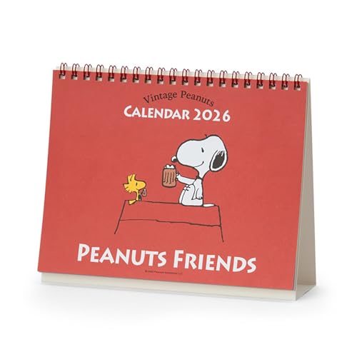 Sanrio Ring Calendar 2026 Snoopy Paper Tabletop 62222