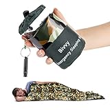 【Imprescindible para aventuras al aire libre】: la manta de emergencia es pequeña y portátil. Se puede poner en mochila, bolso de viaje, maleta o botiquín de emergencia. Ya sea que esté atrapado en su automóvil durante una tormenta de nieve invernal o se vea obligado a pasar una noche no planificada afuera. Puede darle una sensación de seguridad en entornos hostiles.