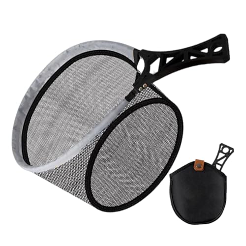 Filet de pêche pelle pliable pour crevettes et écrevisses en ruisseau
