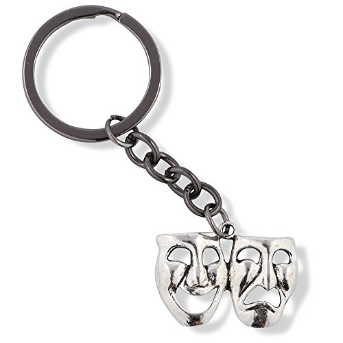 Chaveiro de máscaras de teatro