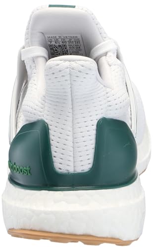 adidas Men's Ultraboost 1.0, White/Collegiate Green/Gum, 73