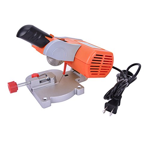 Topchances 110V Cutting Machine Bench Mini Cut-Off Miter Saw Steel Blade 7800Rpm 3/8" For Diy Working #TOP1