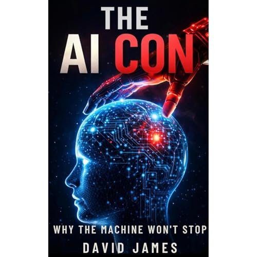 THE AI CON Audiolibro Por DAVID JAMES arte de portada