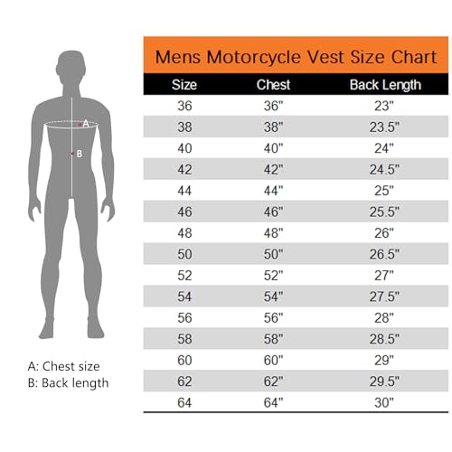 Dream Apparel Colete masculino de couro para motociclista SOA Club colete preto para andar com bolso