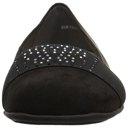 Trotters Women's Samantha Ballet Flat, Black Micro, 10.5 #TOP1