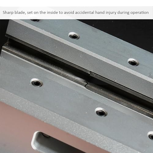 Herramienta de corte de bordes de cuero, cortador de ancho ajustable para trabajo de cuero, diseño de arco semicircular para corte de precisión