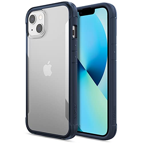 Coque Raptic Terrain iPhone 13 pour activités outdoor bleu et clear