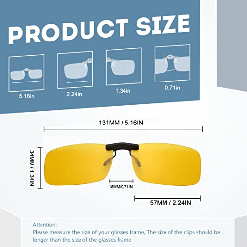 Long Keeper Polarized Clip On Rimless Sunglasses Women Men Square Non-Flip Up Fishing Driving Sunglasses2