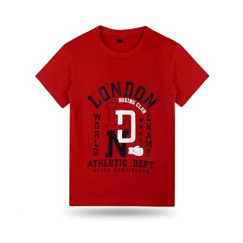 Image of T2F Boy's Cotton Printed Regular Fit T-Shirt (Pack of 6)