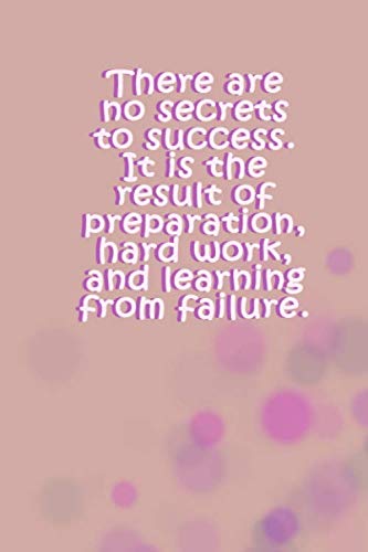 JTB Crafts&PaperConcept - There Are No Secrets to Success- Notebook - 100 pages (50 sheets) - DOT PAGES - 6 x 9 inches (Bubbles)