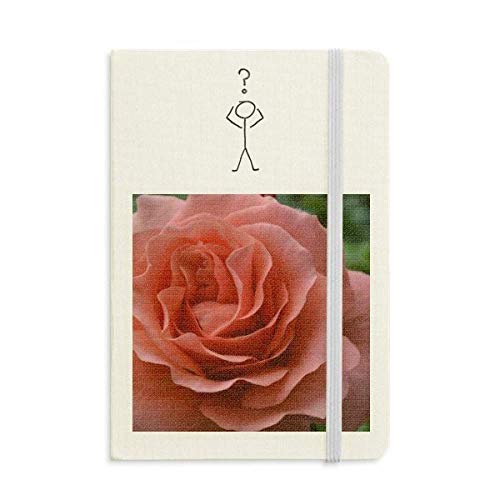Carnet de questions A5 feuilles vertes roses pour journal intime
