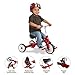 Radio Flyer Triple Play Trike, For Ages 1-3, 3-in-1 Ride-On, Tricycle or Balance Bike, Tool-Free Transformation, Adjustable Padded Seat, Pedal Storage, Ringing Bell, Steel Frame, Tricycle for Toddlers