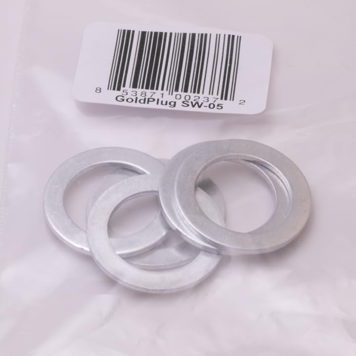 Image of GoldPlug SW-05 | Made in USA | Aluminum Crush Washer | 18mm - 5-Pack |