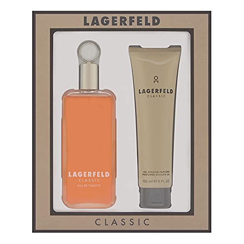 Lagerfeld by Karl Lagerfeld for Men 2 Piece Set Includes: 5.0 oz Eau de Toilette Spray + 5.0 oz All-Over Shower Gel image 2