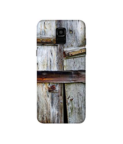Image of Amazon Brand - Solimo Designer Old Door 3D Printed Hard Back Case Mobile Cover for Samsung Galaxy J6