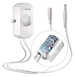 SENSKY BS010BW DC 12v to 24v 3A Mini Dimmable Pir Motion Sensor Switch Occupancy Sensor Switch for DIY LED Lighting,Kitchen Cabinet(White)