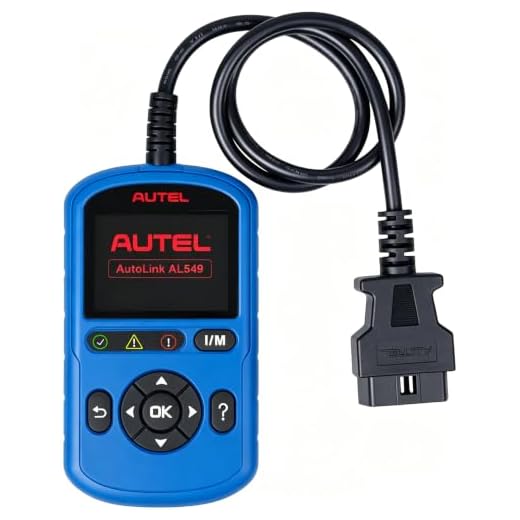 Autel OBD2 Scanner Autolink AL549: Universal Check Engine Code Reader with Battery Tester, ABS Scan Tool for 20 Brands, AL519 AL539 Upgrade Version, I/M Readiness Test, Vehicle Live Data Display, Blue
