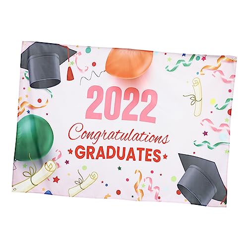 2022 panno di sfondo di laurea decorazioni di per feste della cerimonia di per di Tema di stoffa di poliestere