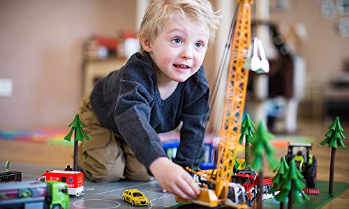 siku 1891, Seilbagger, 1:87, Metall/Kunststoff, Gelb, Öffenbare Schaufel, Inkl. drehbare Seilwinde