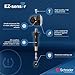 Schrader 33500 EZ-Sensor Single SKU (314.9 MHz, 315 MHz, and 433 MHz) Programmable Snap-in Fixed Angle Valve Tire Pressure Monitoring Sensor (TPMS), Requires Programming Before Installation