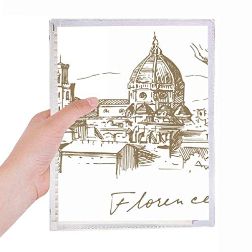 Carnet de notes Florence rechargeable spirale Italie feuilles libres