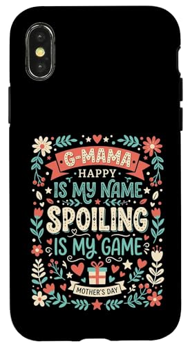 G-Mama Spoiling Is My Game Funny Grandma ��̓� �X�}�z�P�[�X iPhone X/XS �p