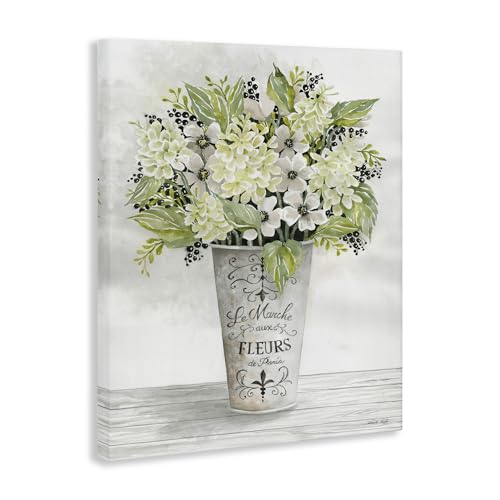 Stupell Industries French Floral Greenery Bouquet, Designed By Cindy Jacobs, 30 x 40, Canvas Wall Art - Image 4