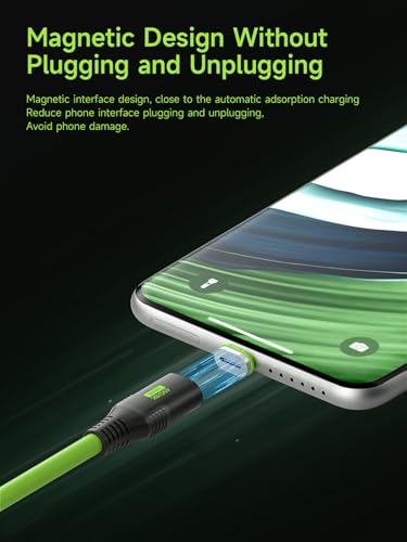Image of Hagibis USB 4 Cable, 3.3ft Silicone USB C 240W Fast Charging Cable with 8K@60Hz 40Gbps Data Transfer Thunderbolt 4 /3 Video Cord for iPhone 15 /15 Pro Max, iPad, MacBook (90 Magnetic, Silicone)