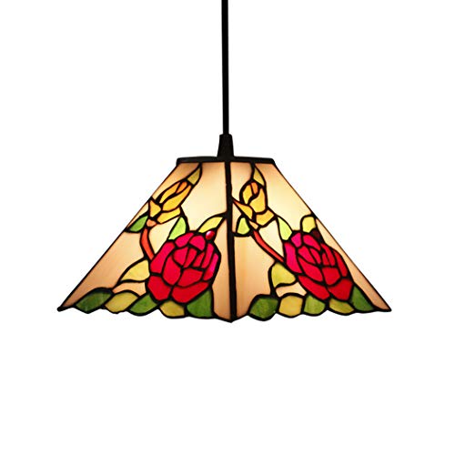 Lampe plafond en vitrail pour créer un salon chaleureux 11 pouces