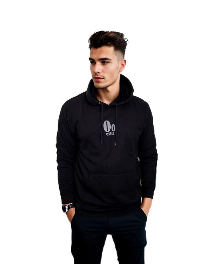 Black Hooded Sweatshirt-image-0