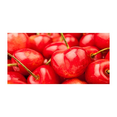 Fond de hotte rouge en verre trempé 100x50cm Tulup pour cuisine