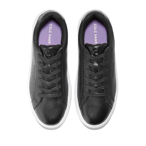 Cole Haan Cole Haan Women's Grand Crosscourt Daily Sneaker, Black/White, 8 Medium