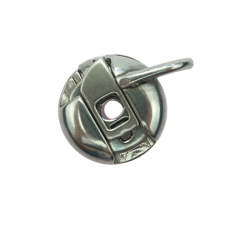 1pc Silver Metal Sewing Machine Bobbin Case Sewing Machine Accessories Bobbin Case For Old Style Sewing Machine with 5pcs Bobbin