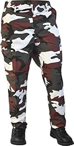 Normani US Rangerhose Red-Camo Größe S