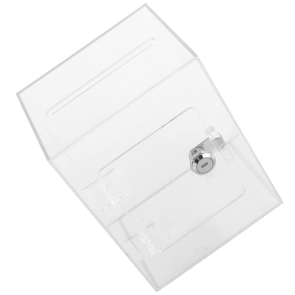 YARNOW Piggy Bank for Adults, Acrylic Money Saving Jar with Lock Clear Money Savings Bank, for Adults Kids