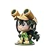 Total Anime Tsuyu Asui (Kawaii) - 4-Inch Scale Articulated Mini-Figure with Display Base