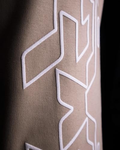 Image of ZAMS Techwear Joggers: Unisex Baggy-fit Trackpants in Sleek Black and Beige Premium Cotton, They Blend Comfort with Bold techwear Vibes-Ideal for Anyone, Anywhere.