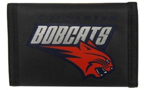 Charlotte Bobcats NBA Licensed Nylon Trifold Wallet New